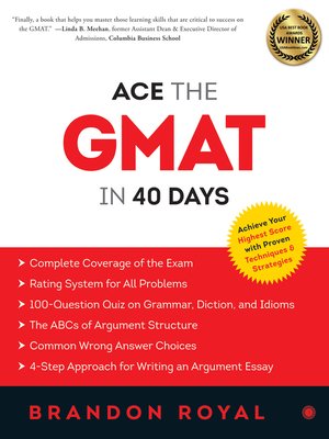 cover image of Ace the GMAT in 40 Days